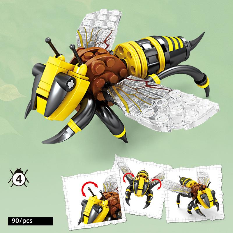 Small Insect Building Blocks Realistic Set Christmas Halloween