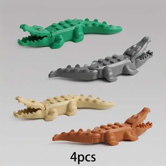 2pcs 4pcs Multicolored Animal Building Blocks Toy Set