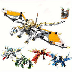 Dragon Building Blocks Toy for Birthday Christmas
