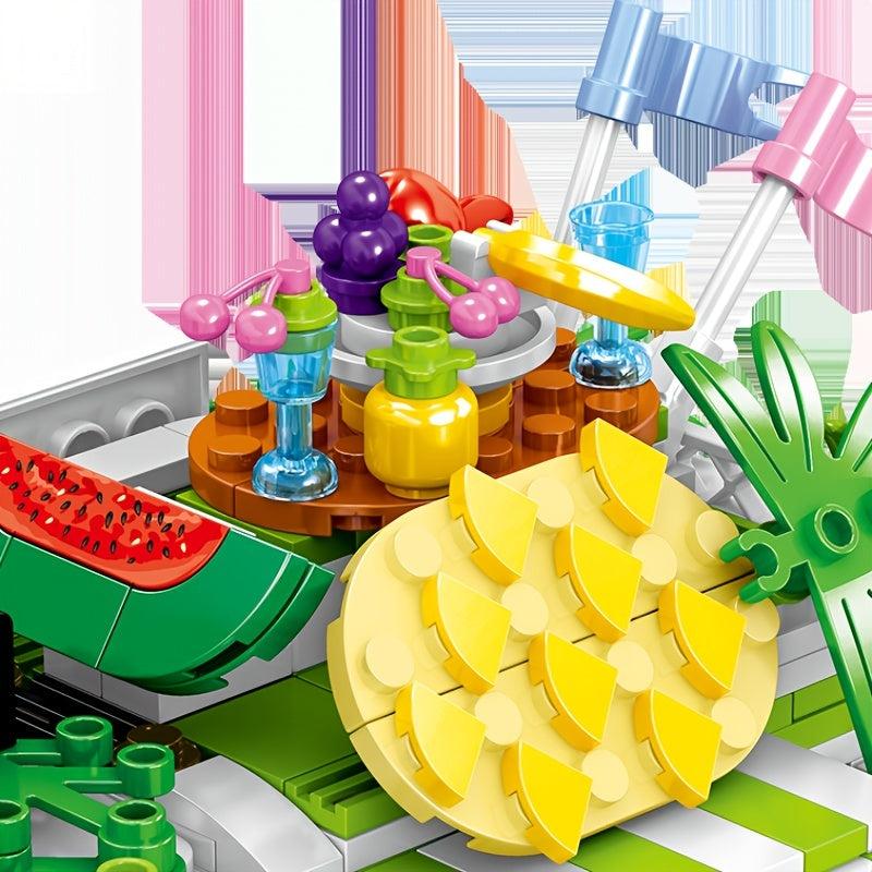 Fruit Carts Bricks Creative Puzzle Building Toy