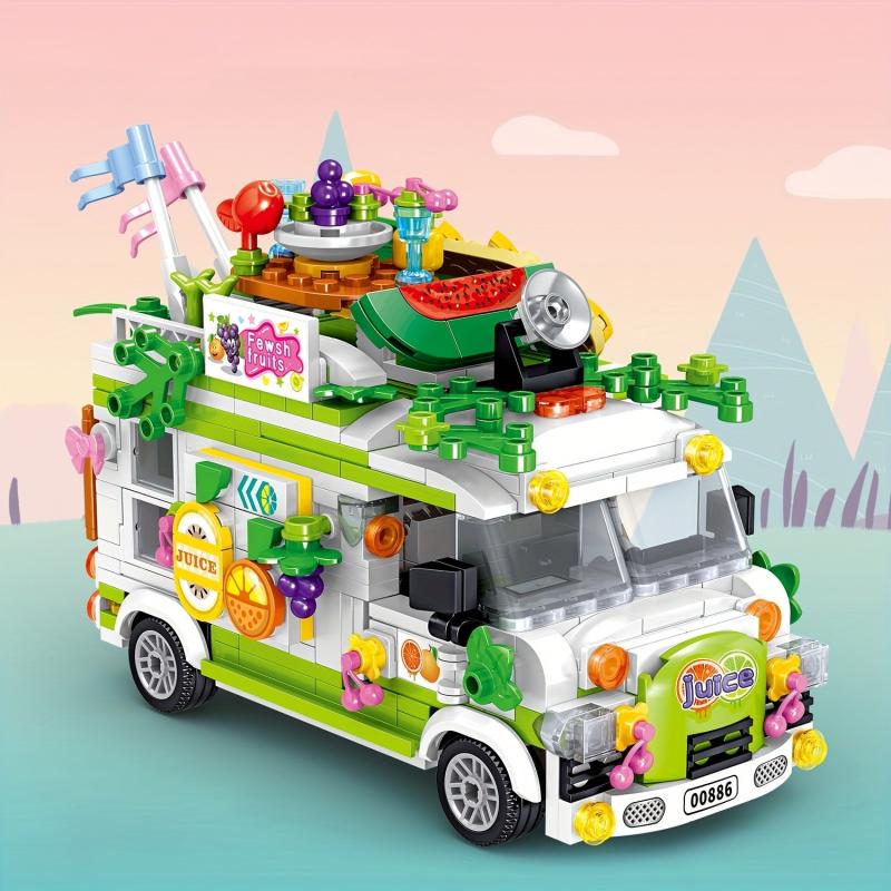 Fruit Carts Bricks Creative Puzzle Building Toy