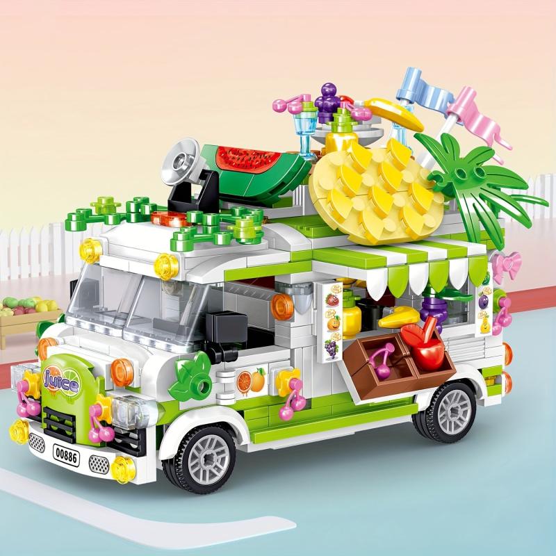 Fruit Carts Bricks Creative Puzzle Building Toy