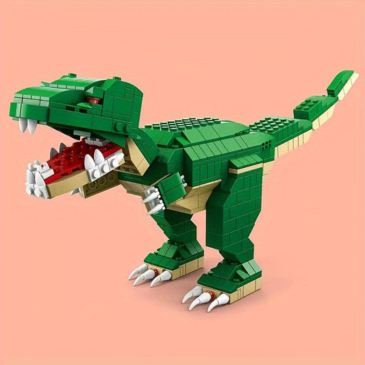 6 In 1 Dinosaur Building Blocks 7pcs Assembly Shapes Educational DIY Toys