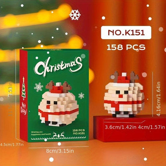 Christmas Series Building Blocks DIY Year Gift Toys
