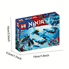 Water Dragon Building Kit with 4 Minifigures & Weapons - Kids 6+ Years