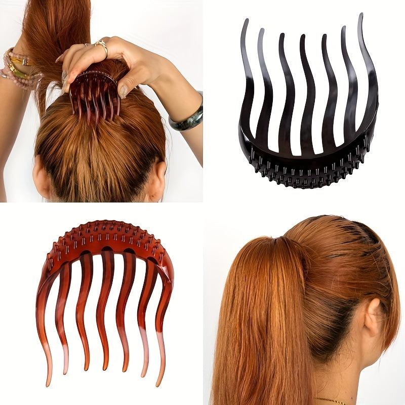 Ponytail Heightening Headwear Comb Hair Removal Tool