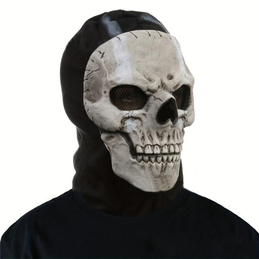 Men's Halloween Horror Full Face Mask Latex Full Head Cover COS Game