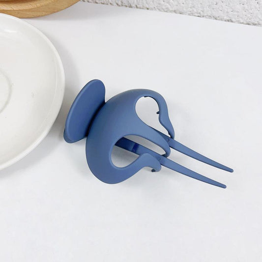 Plastic Frosted Hairpin Large Three-Tooth Clip Barrette Hair Accessory