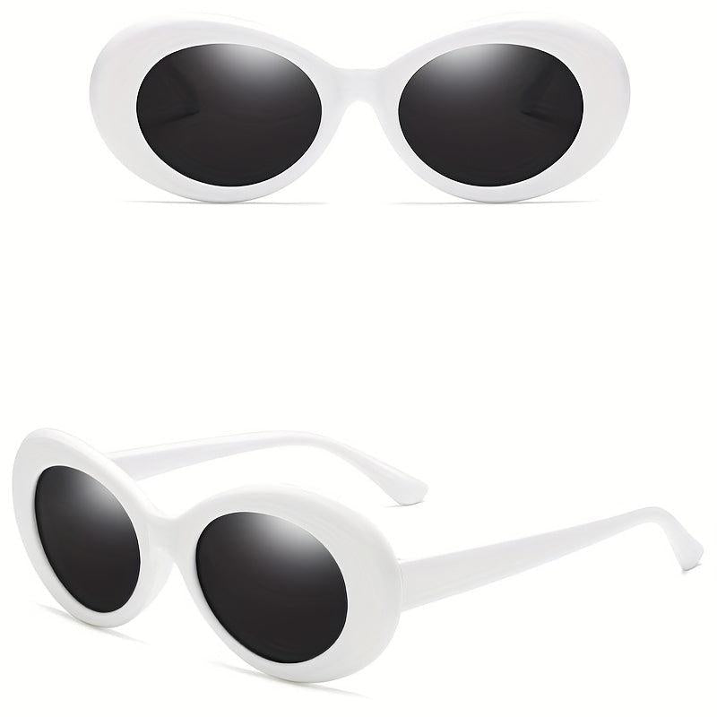 Retro Small Sunglasses Big Thick Bold Frame Unisex