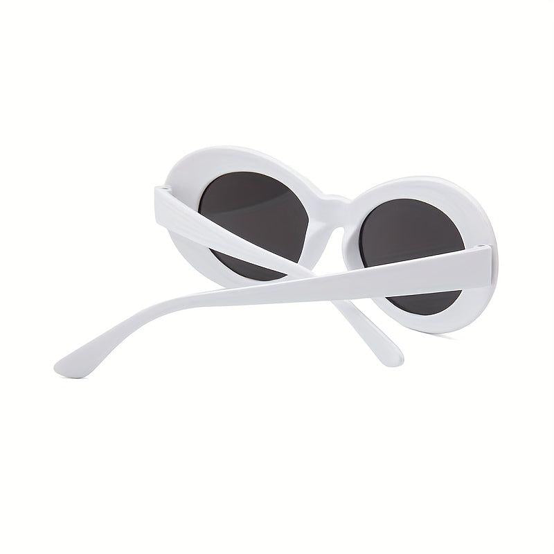 Retro Small Sunglasses Big Thick Bold Frame Unisex