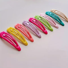 20pcs Water Drop Shape Hairpin Clips Stainless Steel Hair Accessories