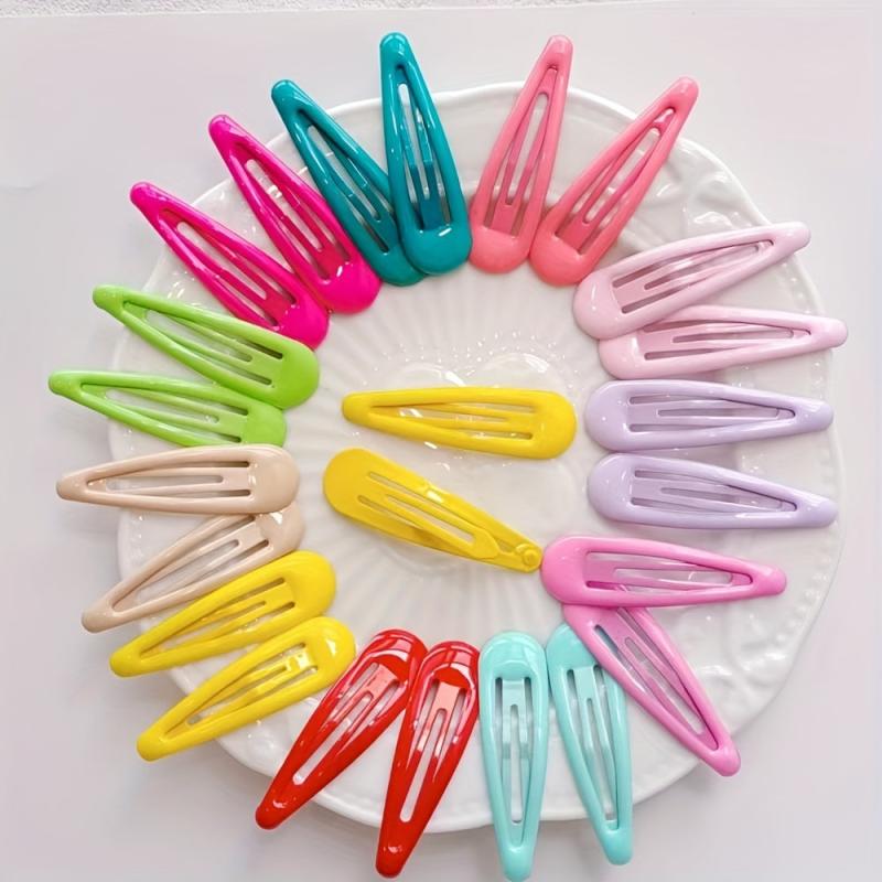 20pcs Water Drop Shape Hairpin Clips Stainless Steel Hair Accessories