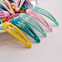 20pcs Water Drop Shape Hairpin Clips Stainless Steel Hair Accessories