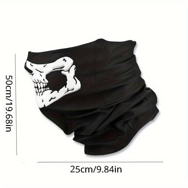Halloween Grim Reaper Costume Set w/ Props, Mask, Sickle Gloves