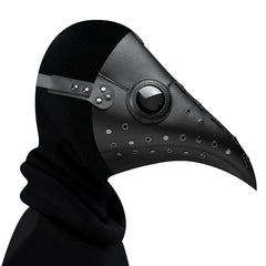 Halloween Plague Doctor Mask & Cape Cyber Punk Bird Mask Costume