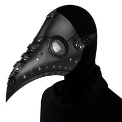 Halloween Plague Doctor Mask & Cape Cyber Punk Bird Mask Costume