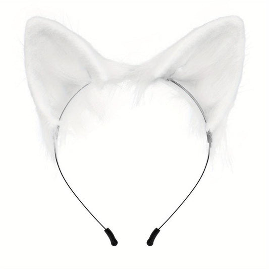 Beast Ear Hair Hoop Plush Fox Hair Accessories Cosplay Cat Ear Headwear