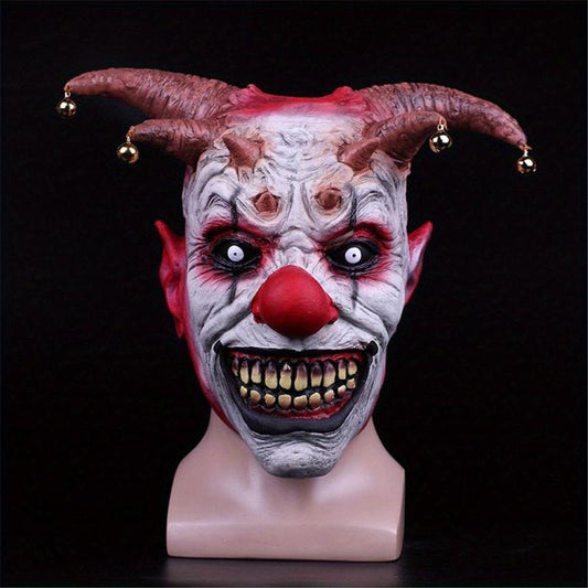 Horror Halloween Clown Mask Scary Cosplay Full Face Latex Mask Joker Masks