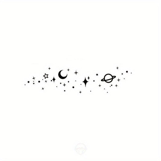 Galactic Century Waterproof Tattoo Sticker