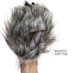 Wolf Paw Gloves Hairy Werewolf Claw Handcuffs Halloween Costume Accessories