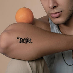 Angle & Devil Semi-permanent Tattoo Stickers Herbal Waterproof Arm Durable