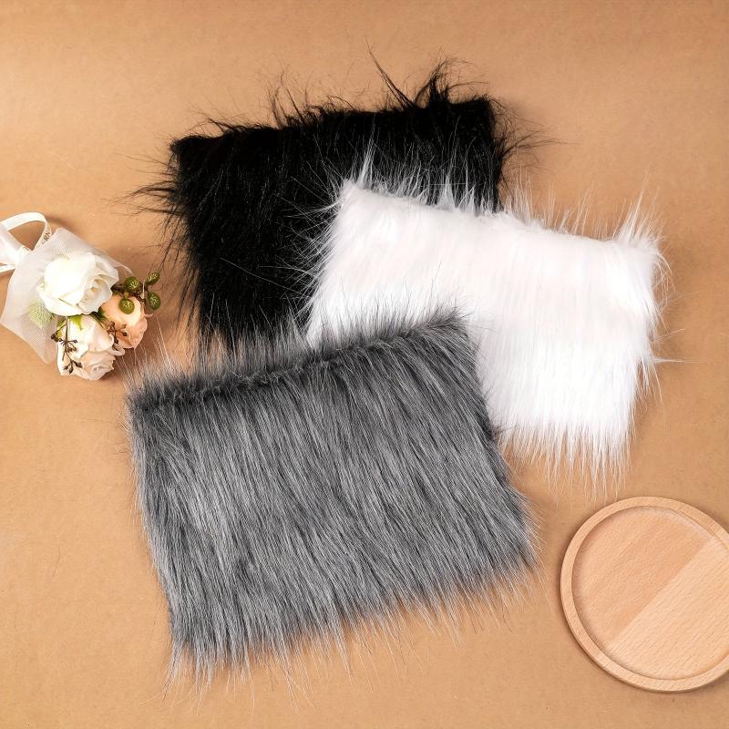 1pc 24 89 24 Long Faux Fur Fabric For Patchwork Sewing Material
