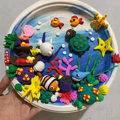 12Pcs Ultralight Clay Set for Kids DIY Space Mud Clay