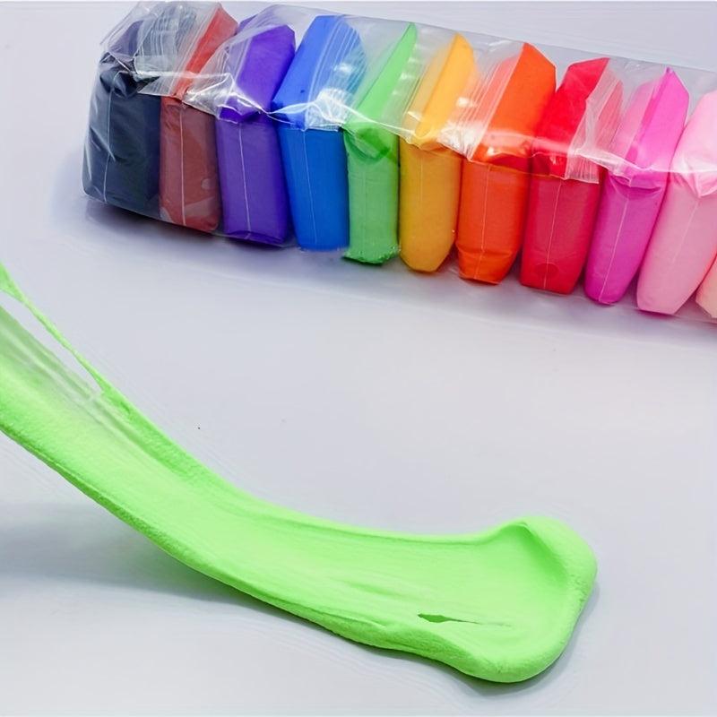 12Pcs Ultralight Clay Set for Kids DIY Space Mud Clay