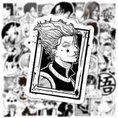50pcs Waterproof Anime Stickers for Mobile Helmet Cup Bicycle Computer