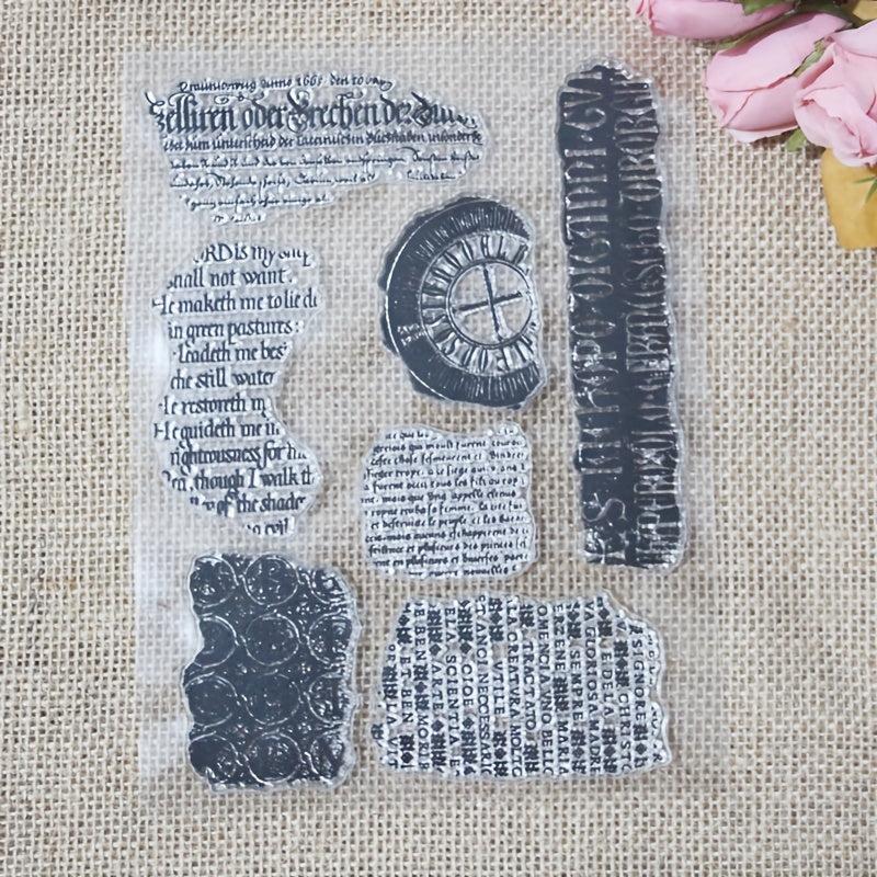 Cartoon Transparent Stamp for DIY Decoration