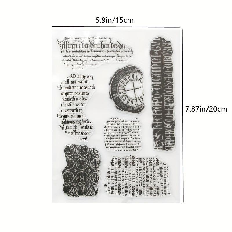 Cartoon Transparent Stamp for DIY Decoration