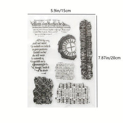 Cartoon Transparent Stamp for DIY Decoration