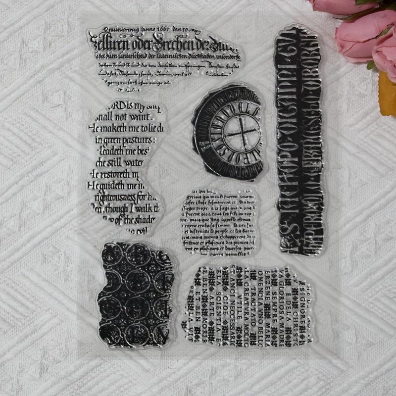 Cartoon Transparent Stamp for DIY Decoration