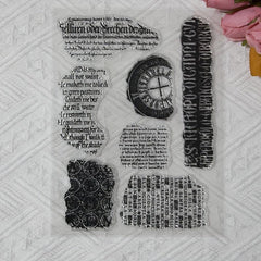 Cartoon Transparent Stamp for DIY Decoration