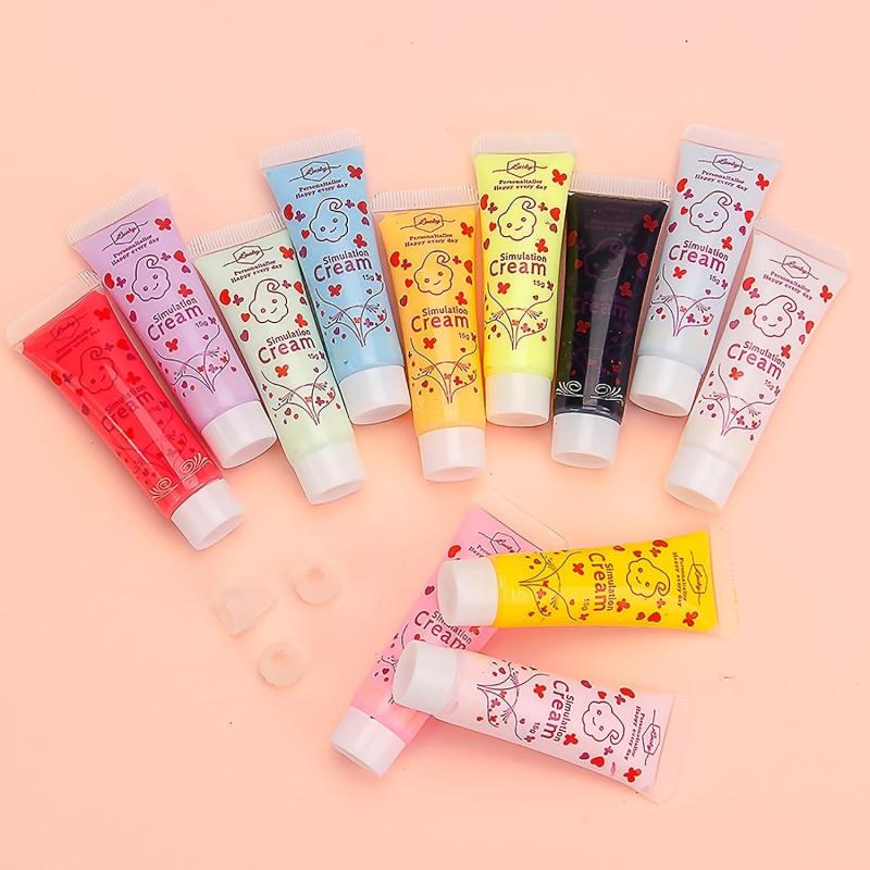 Whipped Cream Glue Kit - 10 Colors 15ml Each
