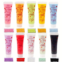 Whipped Cream Glue Kit - 10 Colors 15ml Each
