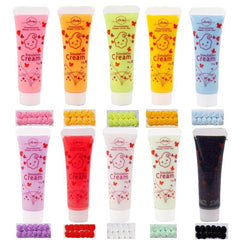 Whipped Cream Glue Kit - 10 Colors 15ml Each