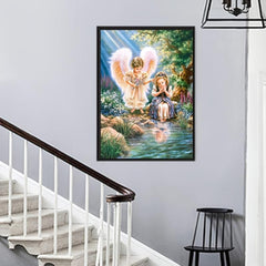 5D DIY Diamond Painting Set Angel Art Home Wall Decor 11.8x15.7
