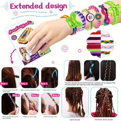 Friendship Bracelet Making Kit Woven Rope Toy Handicraft DIY Birthday Gift