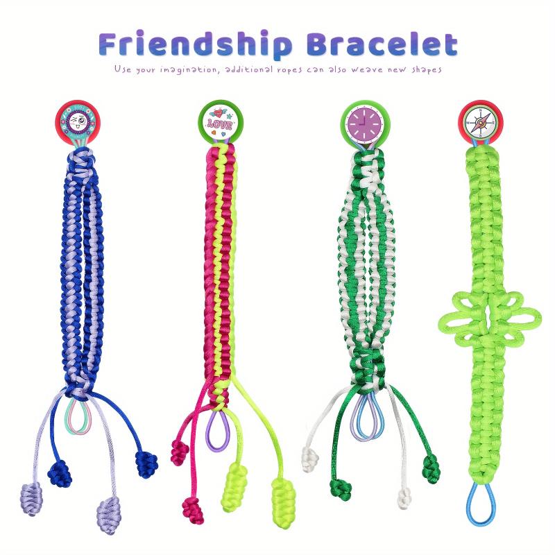 Friendship Bracelet Making Kit Woven Rope Toy Handicraft DIY Birthday Gift
