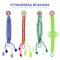 Friendship Bracelet Making Kit Woven Rope Toy Handicraft DIY Birthday Gift