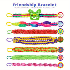 Friendship Bracelet Making Kit Woven Rope Toy Handicraft DIY Birthday Gift