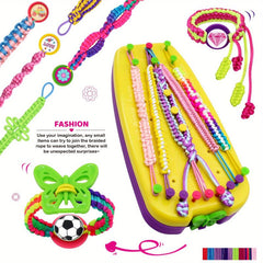 Friendship Bracelet Making Kit Woven Rope Toy Handicraft DIY Birthday Gift