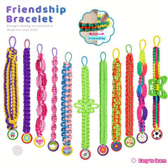 Friendship Bracelet Making Kit Woven Rope Toy Handicraft DIY Birthday Gift
