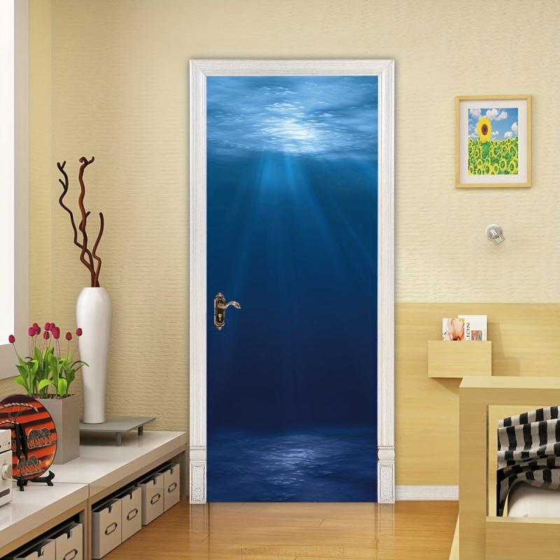 3D Door Sticker Wall Decoration 30x31in