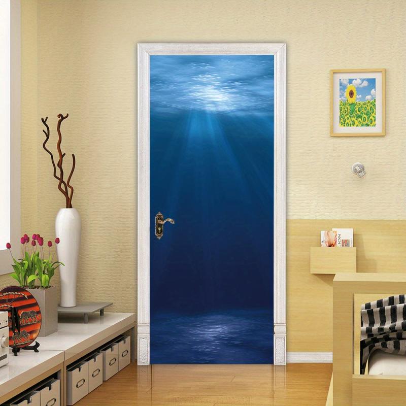 3D Door Sticker Wall Decoration 30x31in