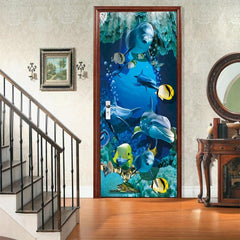 3D Door Sticker Wall Decoration 30x31in