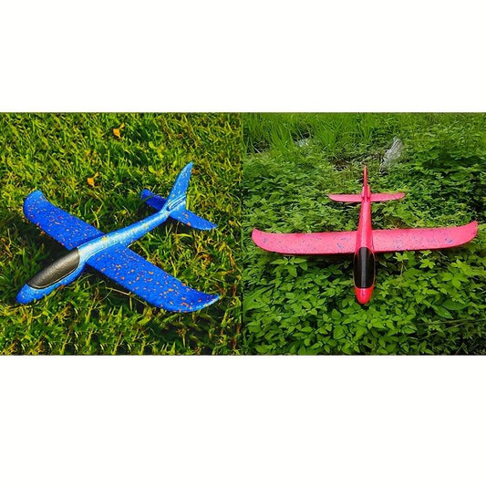 9in Airplane Toy Gift For Boys Kids Glider Planes Foam Flying Airplane Kit