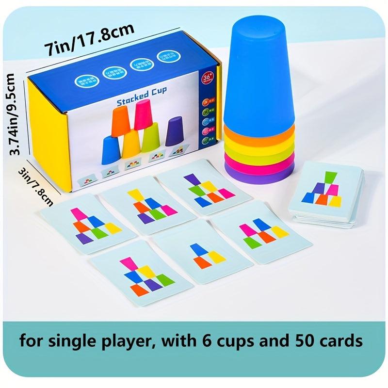 Stacked Cup Battle Game For Kids - Parent Child Interactive Game