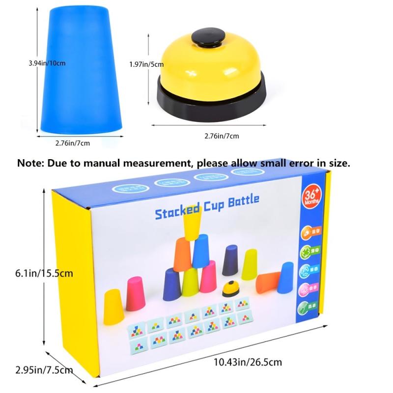 Stacked Cup Battle Game For Kids - Parent Child Interactive Game